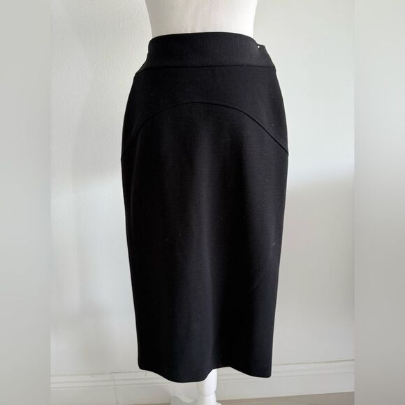 Diana von Furstenburg Elegant Black Midi Skirt. - Picture 1 of 3